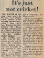 19820723 PHENE ARMS MARRIAGE CRICKET MATCH NOEL BAPTISTE CN